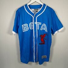 Kinetic Society Beta Fraternity Couch Men's L #19 Baseball Jersey Shirt Dragon