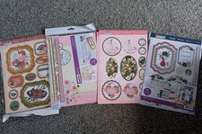Assorted Hunkydory Adorable Scorable Toppers/Deluxe Card Collections - Part Sets
