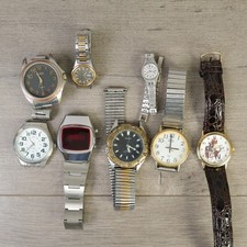 Lot 8 Vintage Watches Parts