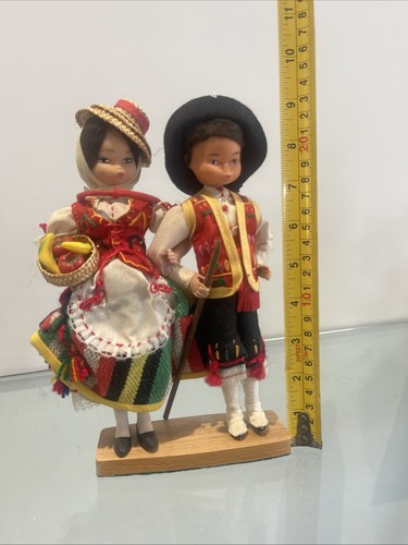 Vintage boy and girl - and,