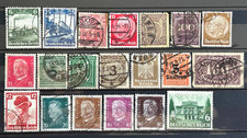German stamps third reich - german,