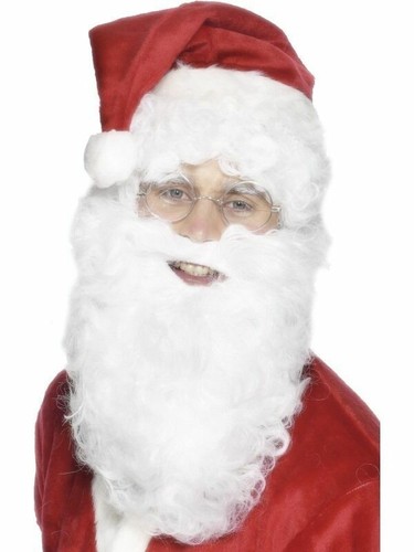 Long white beard 28cm father - white,