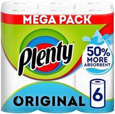 Plenty Kitchen Roll, 6 Rolls