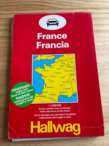 Collectible vintage road - , map