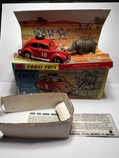Corgi Toys 256 VW Beatle 1200 East African Safari Trim Original Box