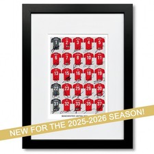 MANCHESTER UNITED 2025-2026 SQUAD TEAM SIGNED POSTER PRINT PHOTO MAN UTD Mbeumo