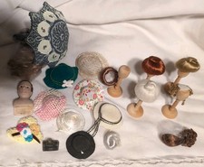 Dolls House Wigs Hats & Stands 1:12 Scale