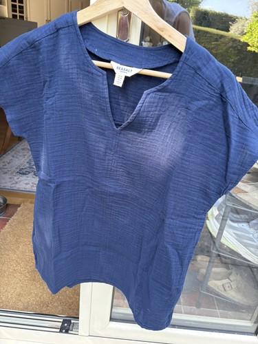 Seasalt women blue - blue, cotton