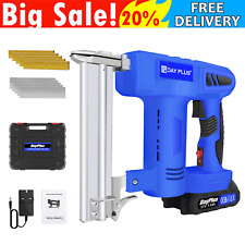 Cordless Nail Gun 21v Li-ion - 2-in-1 Nailer Stapler Gun Battery Operated 1.5AH