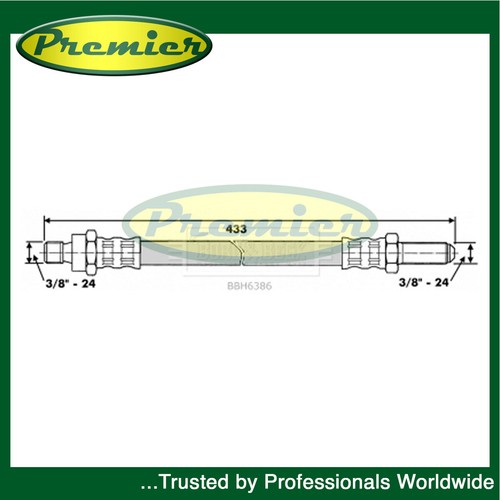 Premier front rear brake hose - premier,