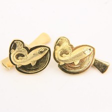 Vintage 18ct Yellow Gold Trout