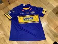 LEEDS RHINOS 2010 HOME RUGBY SHIRT BERRY’S TOP ISC MEN’S JAMIE PEACOCK 3XL