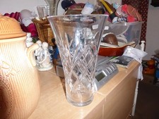 Large crystal vase