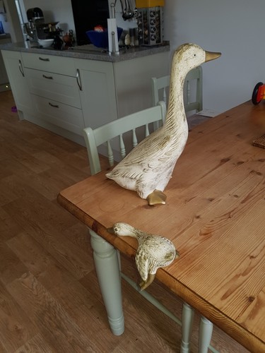Vintage ornamental geese