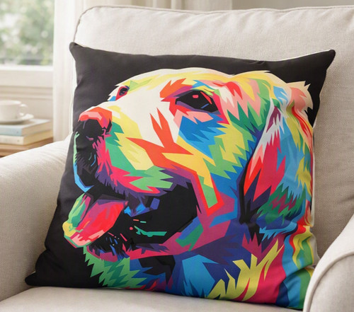 Kozzy labrador puppy cushion - labrador,