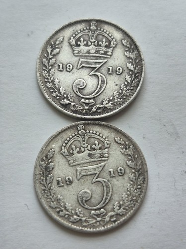Two 1919 king george - king, v