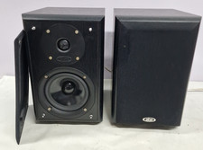 ELTAX MONITOR III 2 Way Bi-Wire Speakers 4-8ohms. Black. Tested & Working.