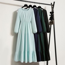 Modest women muslim maxi - muslim, dress