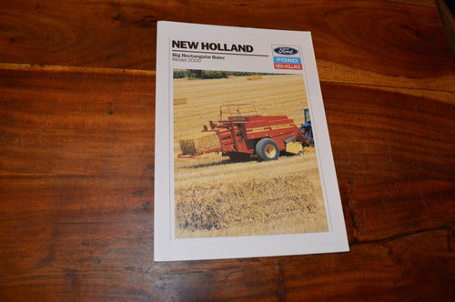 New holland 2000 big - holland, baler