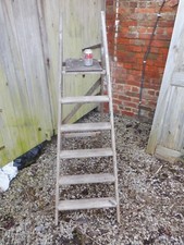 Vintage Wooden Step Ladder 5