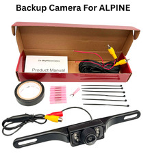 Rear view Backup Plate Camera