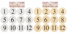 Wedding Party Table Numbers 1