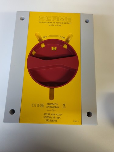 Scame rotary isolator ip65 - ip65, 63