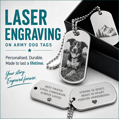 Personalised dog tag - tag, pendant