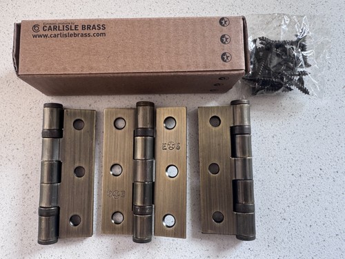 Eurospec 3inch butt hinges - butt, hinges-