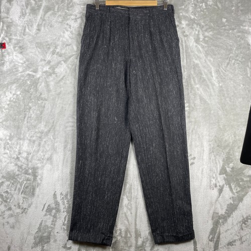 Vintage black fleck pants - vintage,