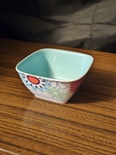 Portmeirion crazy daisy cereal bowl square