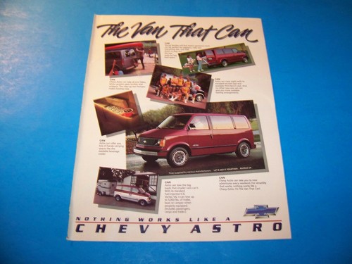 Chevy astro van original print - original,