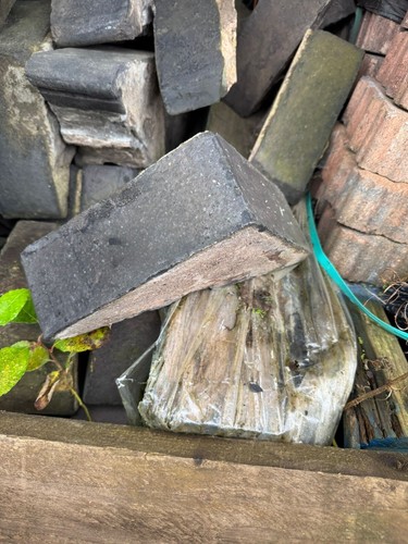 Reclaimed triangular double - reclaimed,