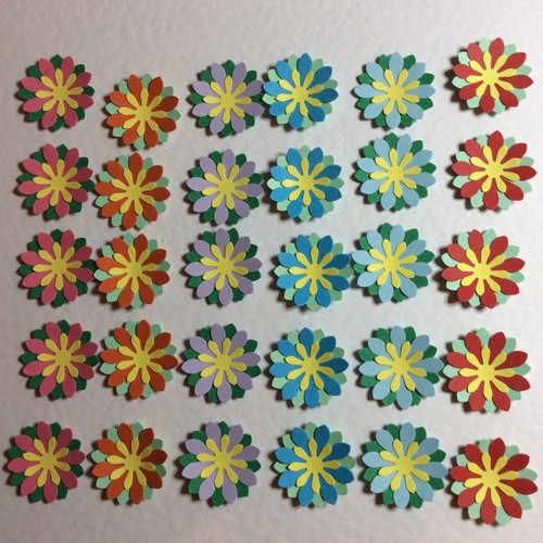 Hand punched layered - 30,