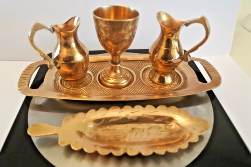 Vintage indian brass x - brass,