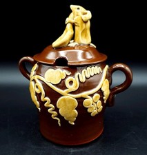 David Cleverly Mouse Honey Pot Rare Devon Pottery Studio Mouse Art EX Condition