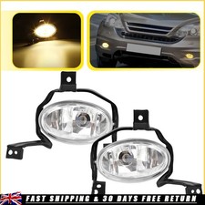 New Fit Honda CRV CR-V 2010-2011 2PCS Clear Lens Front Bumper Fog Lights 12V UK