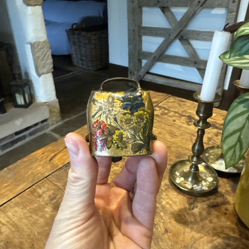 Vintage cow goat bell brass - cow,