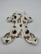 Dog Pajamas Pjs Soft Stretchy Dog Clothes for Small Dogs Girl Boy Safari