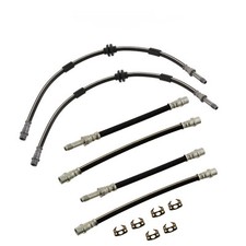 BRAKE HOSE SET FRONT & REAR VW