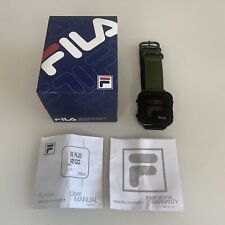 FILA Sports Watch Unisex Silicone & Fabric Strap Digital Boxed With Instructions