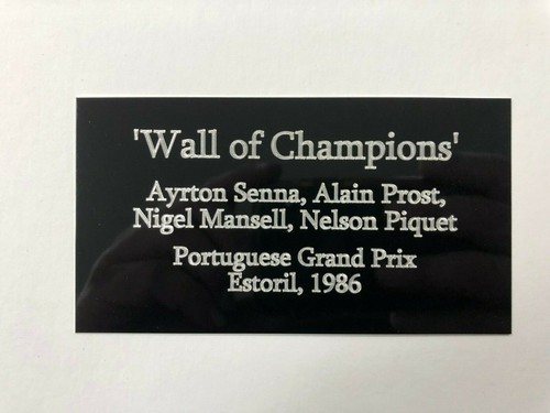 Wall champions senna - wall,