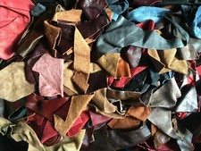 Premium Upholstery Genuine Leather Offcuts Scrap Pieces Arts & Crafts - 1KG 5KG