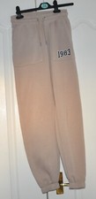 F&F beige active 1983 jogging bottoms, size XS, side front pockets