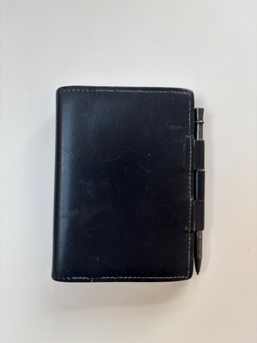 Vintage hermes navy blue mini - navy,