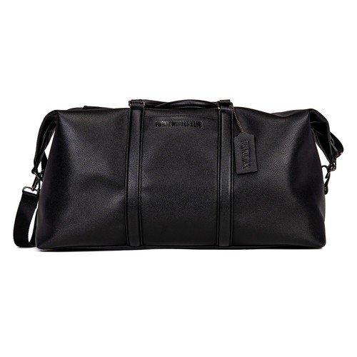 Leather weekender bag travel - bag,