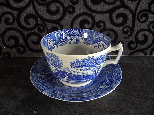 Stunning vintage spode blue - blue, &