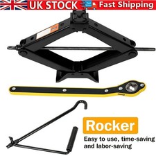 3 Ton Scissor Jack Car Van Wind Up Tyre Lift Garage Home Emergency Tool Repair