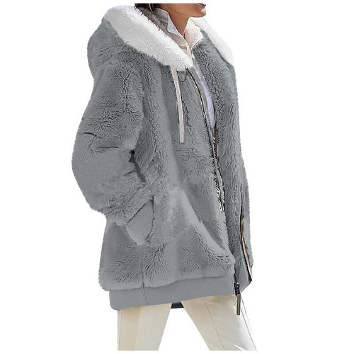 Women warm top fluffy - top,