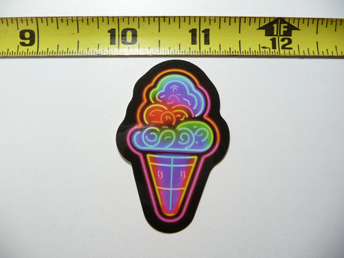 Sweet ice cream - cream, cone